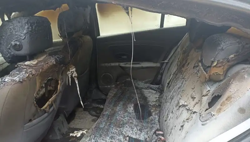 Esenyurt'ta Şok Edici Olay: İstemediği Yanıt Sonrası Araba Yangını