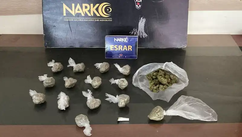 Kamyonetteki Esrar Şok Etti: Sürücü Gözaltına Alındı