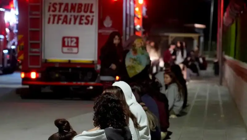 2500 Kişilik Kız Öğrenci Yurduna Yangın Düştü: Panik ve Tahliye Süreci