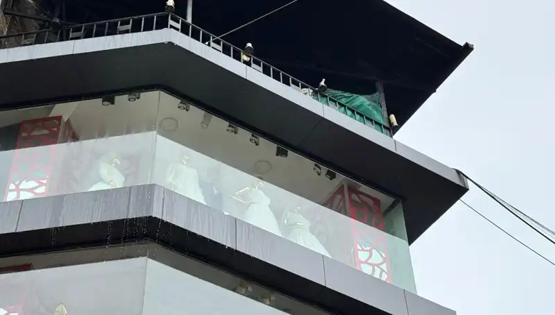 Giyim Mağazasında Çıkan Yangın, Müşterileri ve Çalışanları Savaş Alanına Dönüştürdü