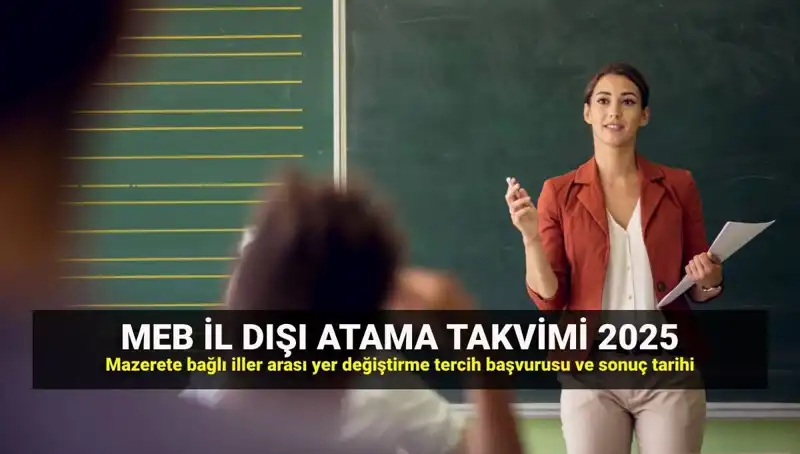2025 Yılı İçin MEBBİS Üzerinden Öğretmenlerin İlllerarası Atama Sonuçları Açıklandı