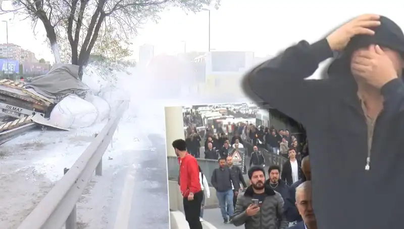D-100'de Alçı Yüklü TIR Kazası: Trafik Kilitlendi