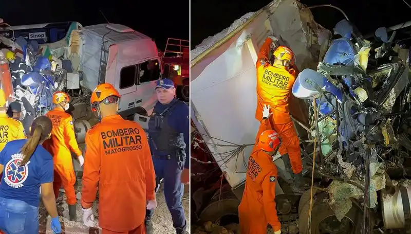 Brezilya'da Feci Otobüs Kazası: 11 Kayıp, 45 Yaralı!