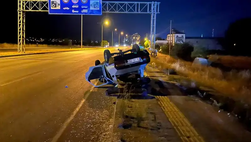 TIR'ın Sıkıştırdığı Otomobil Takla Attı: En Korkutucu Kaza Detayları