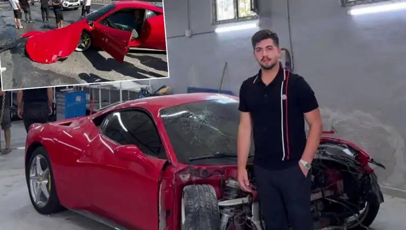 Hurdaya Dönüşen Ferrari: 15 Milyonluk Hayal, Binmeden Gitti!